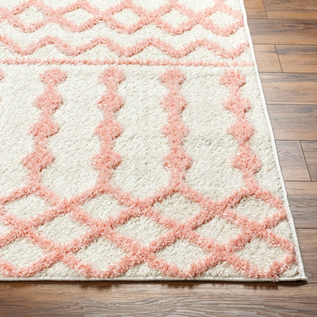 Surya Rodos Rdo-2344 Off-White, Pearl, Pale Pink Rug.