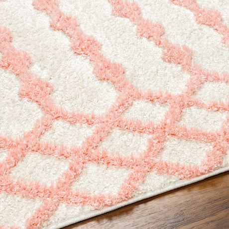 Surya Rodos Rdo-2344 Off-White, Pearl, Pale Pink Rug.