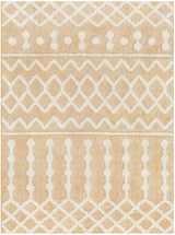 Surya Rodos Rdo-2345 Mustard, White Rug.