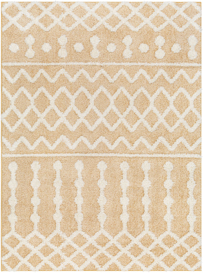 Surya Rodos Rdo-2345 Mustard, White Area Rug