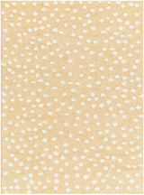 Surya Rodos Rdo-2351 Mustard, White Rug.