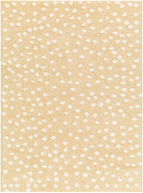 Surya Rodos Rdo-2351 Mustard, White Rug.