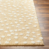 Surya Rodos Rdo-2351 Mustard, White Rug.