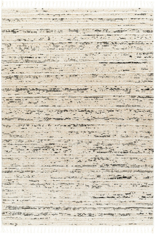 Surya Rudy Rdy-2300 Gray, Ivory, Light Beige, Cream, Medium Gray, Charcoal Area Rug