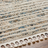 Surya Rudy Rdy-2301 Gray, Ivory, Light Beige, Navy, Cream, Charcoal Rug.