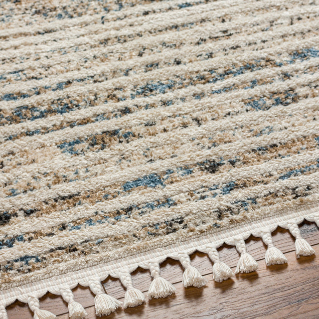 Surya Rudy Rdy-2301 Gray, Ivory, Light Beige, Navy, Cream, Charcoal Rug.