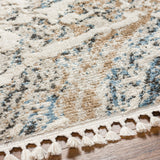 Surya Rudy Rdy-2302 Gray, Ivory, Cream, Navy, Charcoal, Medium Brown Rug.
