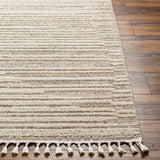 Surya Rudy Rdy-2306 Gray, Cream, Light Beige, Medium Gray, Ivory, Medium Brown Rug.