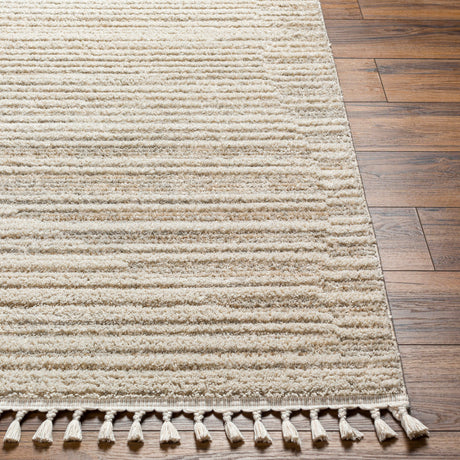 Surya Rudy Rdy-2306 Gray, Cream, Light Beige, Medium Gray, Ivory, Medium Brown Rug.