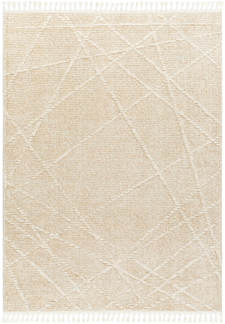 Surya Rudy Rdy-2307 Gray, Light Beige, Ivory, Cream Rug.