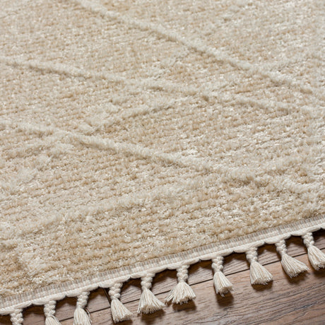 Surya Rudy Rdy-2307 Gray, Light Beige, Ivory, Cream Rug.