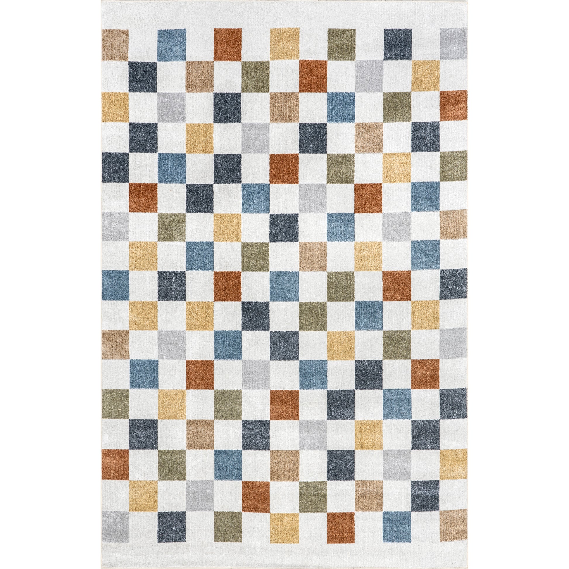 Nuloom Naya Checkered Grhn07A Beige Area Rug