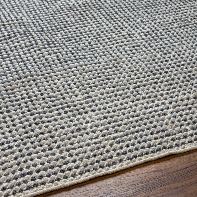 Surya Reika Rek-2302 Off-White, Charcoal, Beige Rug.