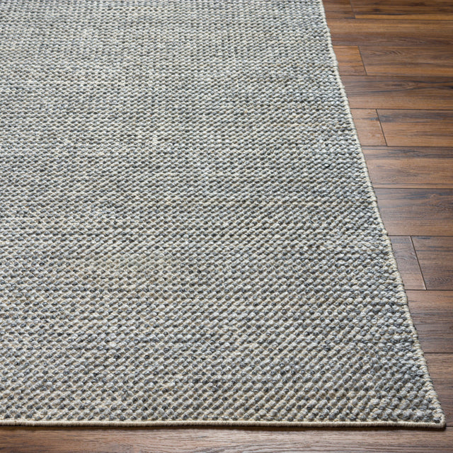 Surya Reika Rek-2304 Ash, Light Grey, Pearl, Metallic - Silver Rug.