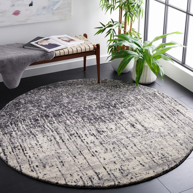 Safavieh Retro Ret2770-9079 Black / Light Grey Rugs