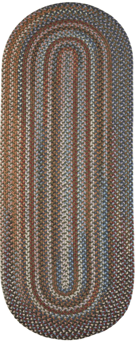 Rhody Rug Astoria AS22 Greengrass Braided Rug - Runner