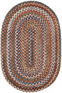 Rhody Rug Astoria AS32 Walnut Braided Rug - Oval