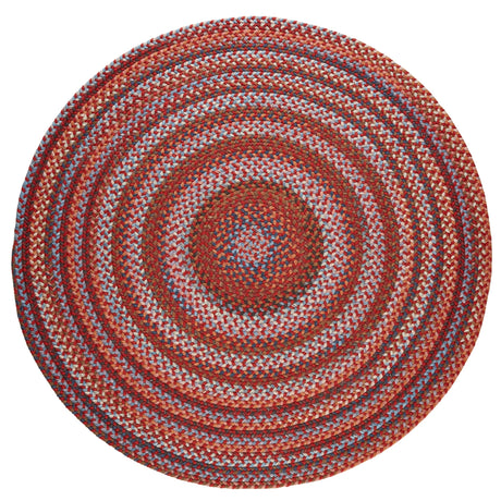 Rhody Rug Astoria AS42 Red Velvet Braided Rug - Round