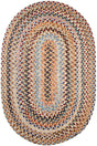 Rhody Rug Astoria AS52 Wheat Field Braided Rug - Oval