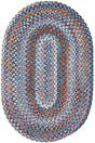 Rhody Rug Astoria AS92 Blue Dragon Braided Rug - Oval