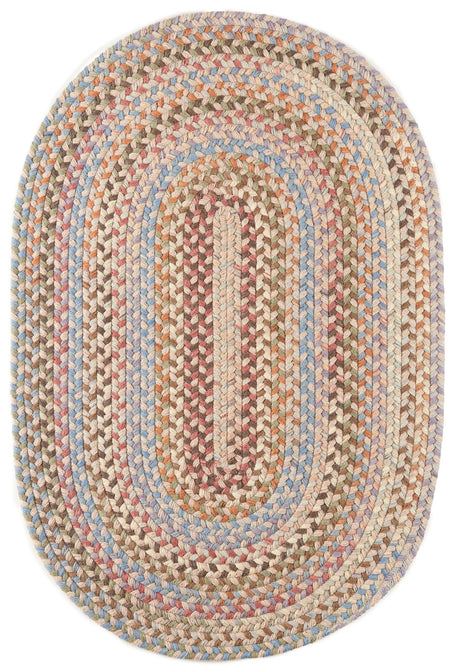 Rhody Rug Bar Harbor BH57 Butterfield Braided Rug - Oval