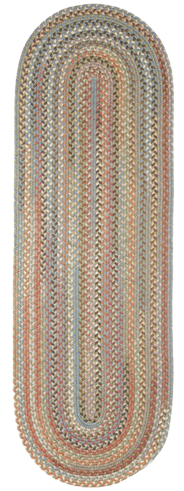 Rhody Rug Bar Harbor BH67 Seaweed Braided Rug - Runner