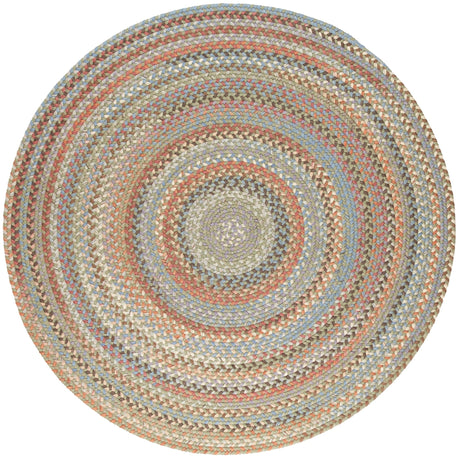 Rhody Rug Bar Harbor BH67 Seaweed Braided Rug - Round