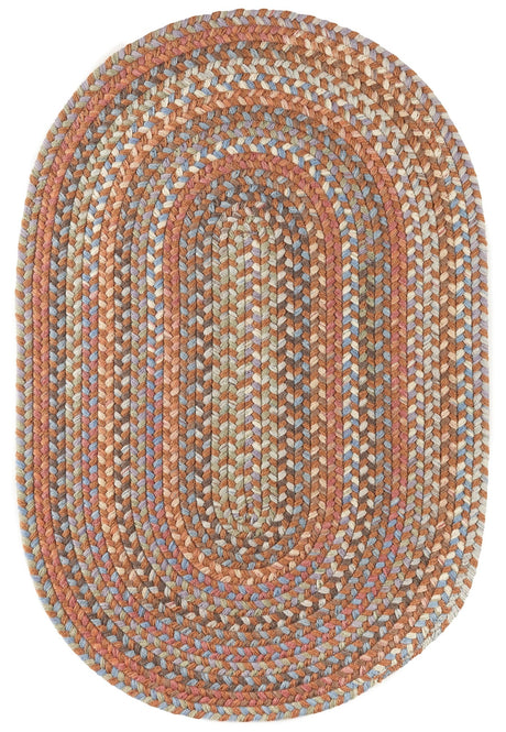 Rhody Rug Bar Harbor BH77 Bombay Braided Rug - Oval