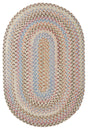 Rhody Rug Bar Harbor BH87 Graphite Braided Rug - Oval