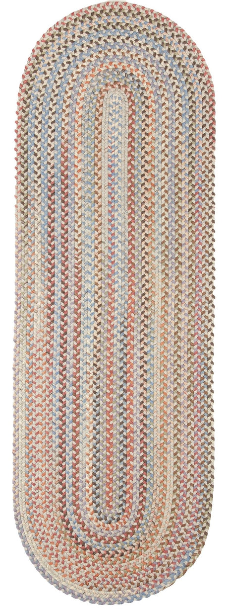Rhody Rug Bar Harbor BH87 Graphite Braided Rug - Runner