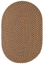 Rhody Rug Camden CD36 Shades of Brown Braided Rug - Oval