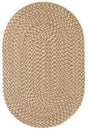 Rhody Rug Camden CD56 Natural Braided Rug - Oval