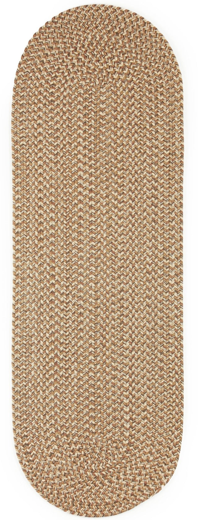 Rhody Rug Camden CD56 Natural Braided Rug - Runner