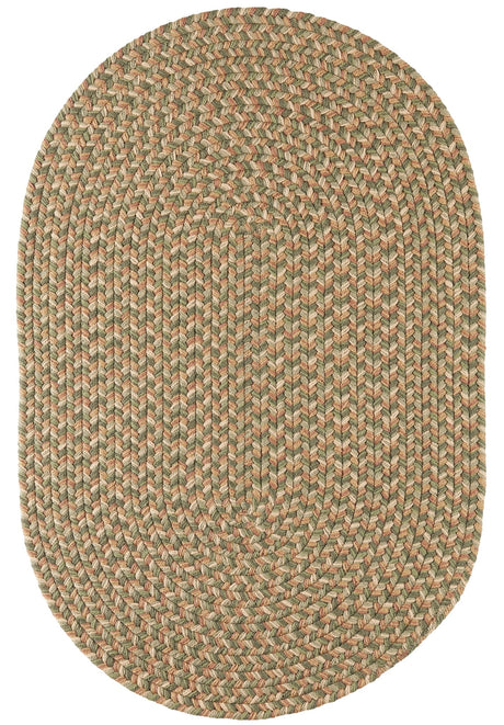 Rhody Rug Camden CD66 Basil Braided Rug - Oval
