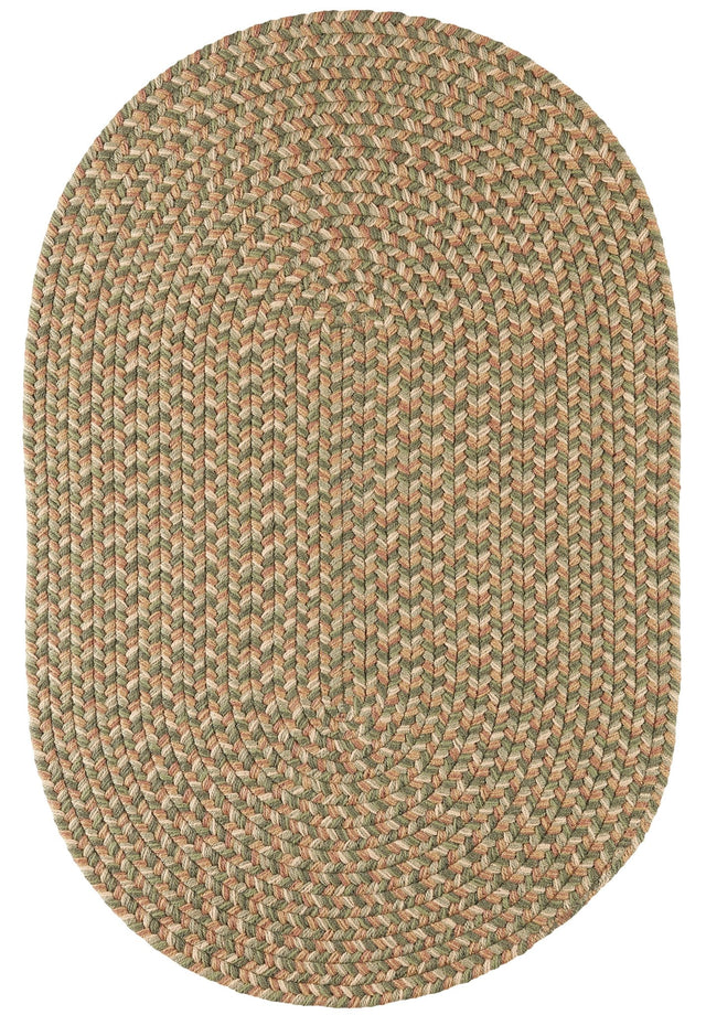 Rhody Rug Camden CD66 Basil Braided Rug - Oval