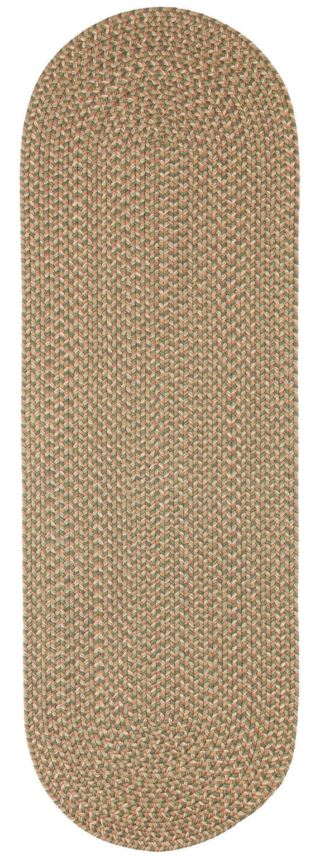 Rhody Rug Camden CD66 Basil Braided Rug - Runner