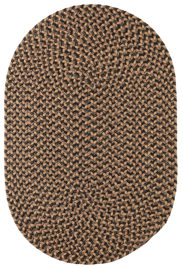 Rhody Rug Camden CD86 Shadow Braided Rug - Oval