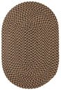 Rhody Rug Camden CD86 Shadow Braided Rug - Oval
