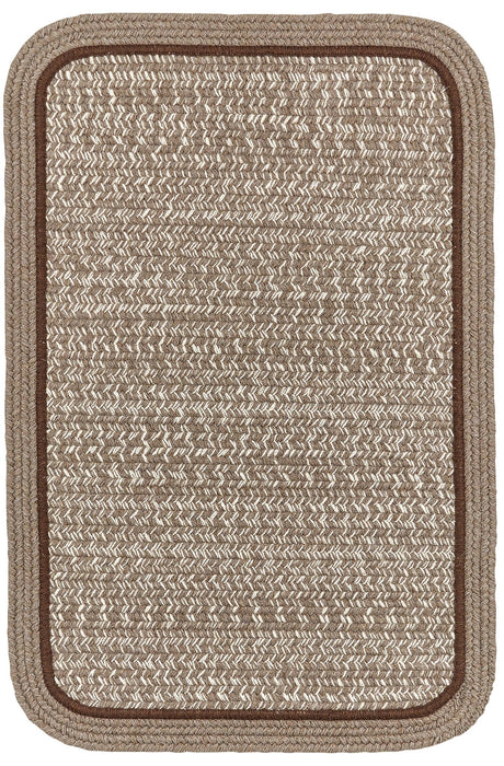 Rhody Rug Casual Comfort CC38 Mocha Braided Rug - Rectangular