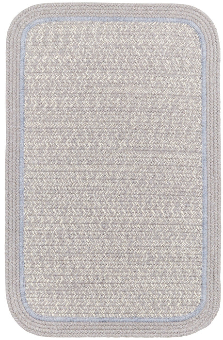 Rhody Rug Casual Comfort CC48 Silvermist Braided Rug - Rectangular