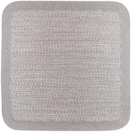 Rhody Rug Casual Comfort CC48 Silvermist Braided Rug - Square