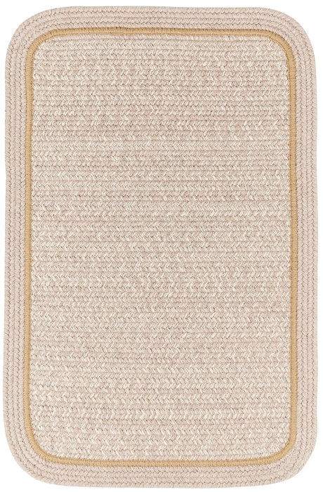 Rhody Rug Casual Comfort CC58 Sesame Braided Rug - Rectangular