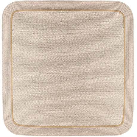 Rhody Rug Casual Comfort CC58 Sesame Braided Rug - Square