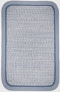Rhody Rug Casual Comfort CC98 Sunrise Blue Braided Rug - Rectangular