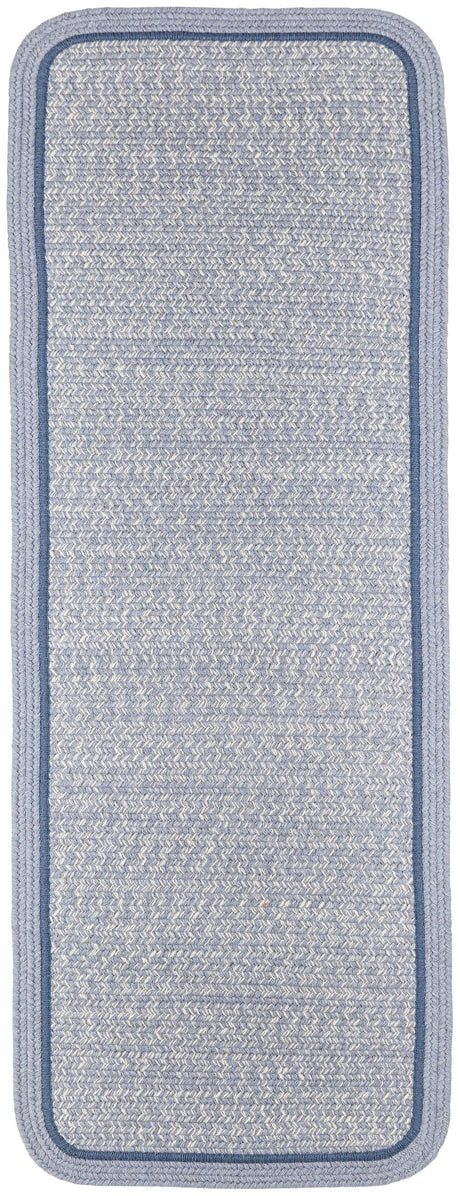 Rhody Rug Casual Comfort CC98 Sunrise Blue Braided Rug - Runner