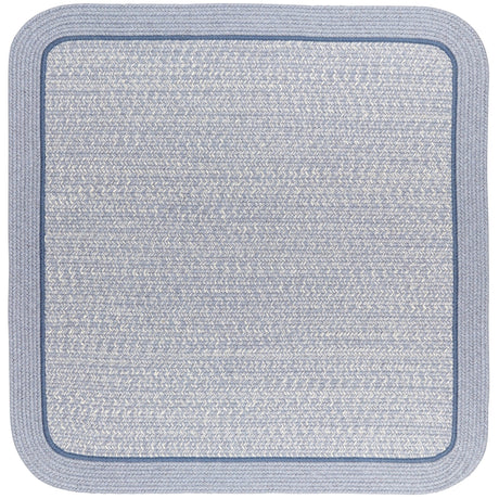 Rhody Rug Casual Comfort CC98 Sunrise Blue Braided Rug - Square