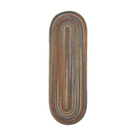 Rhody Rug Country Jewel CJ35 Bronze Braided Rug - Runner