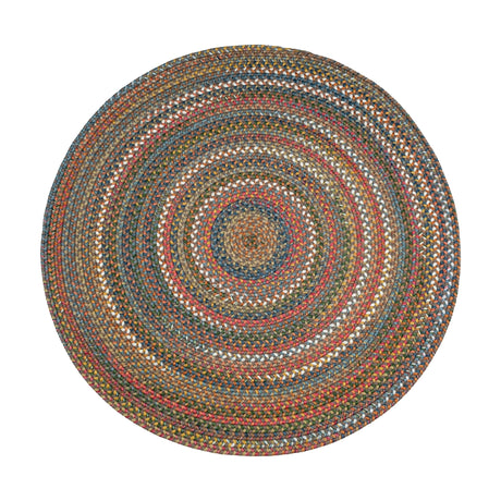 Rhody Rug Country Jewel CJ35 Bronze Braided Rug - Round