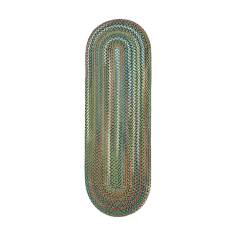 Rhody Rug Country Jewel CJ65 Peridot Braided Rug - Runner