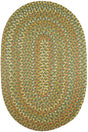 Rhody Rug Cypress CY67 Olive Braided Rug - Oval